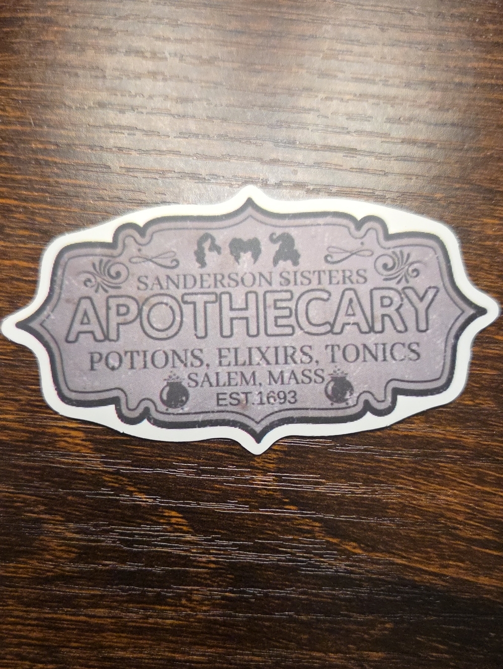 Apothecary Grey Label Sticker - Women Bath & Body